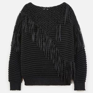 NWT Stella McCartney Fringed Crochet Sweater 38